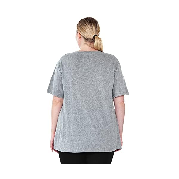 Disney-Womens-Plus-Size-T-Shirt-Mickey-Minnie-Mouse-Donald-Daisy-Goofy-Pluto Disney Womens Plus Size T-Shirt Mickey Minnie Mouse Donald Daisy Pluto (Grey, 4X)