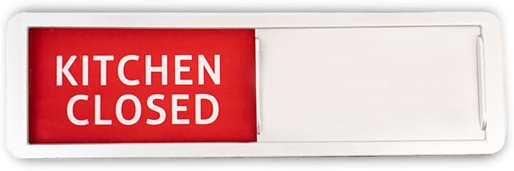 Miniatura 7 de Bright Line Eating  Imán abierto y cerrado de cocina  Letrero divertido y funcional para lavavajillas, refrigerador y gabinetes