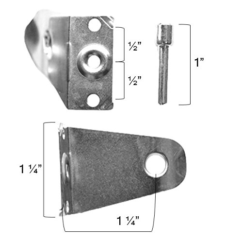 2" Horizontal Blinds Metal Hold Down Brackets (2)
