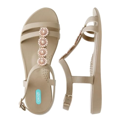 Image of Oka-B Women's Morgan Flat Sandal with Straps