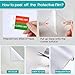 Coavas Window Privacy Film Frosted Glass Static Cling Heat Blocking Window Tint for Home Day and Night Sun Blocker Insulation Bathroom Door Decorative Frosting Cover Sticker (17.5 x 78.7 Inch, Pure)