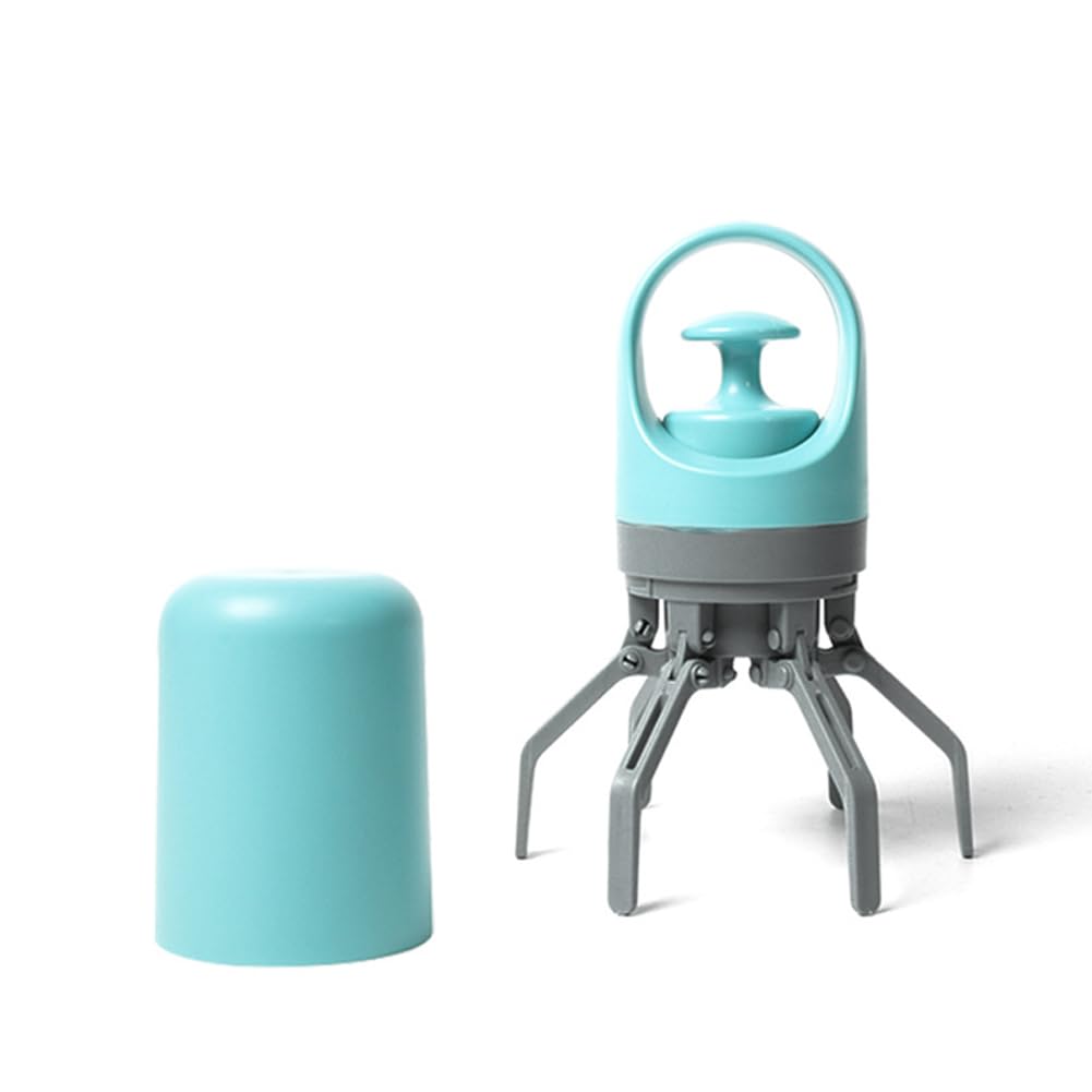 Trottinette portable à main pour déjections canines, ramasseur de déjections canines hygiéniques avec distributeur de sacs à six griffes pour chiens de petite, moyenne et grande taille, promenade,