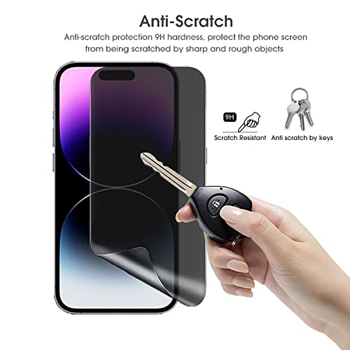 TMahhbid 2pcs Privacy Pellicola Idrogel per iPhone...