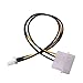 PIAZZETTA.AFFARI Cavo Alimentazione Adattatore MOLEX 4 Pin Femmina A 3 Pin Ventola del PROCESSORE