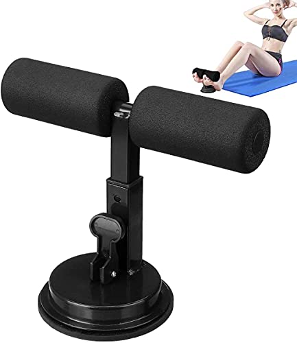 QUSSUK Fitness Training Sit Up Push Up Assistant Stand Bar Equipment,Floor Suction Cup Body-Building Sit-up Equipment Machine, Sit-up Trainer Gym for Abdominal Exercise