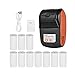 Aibecy GOOJPRT PT-210 Portable Thermal Printer Handheld 58mm Receipt Printer for Retail Stores Restaurants Factories Logistics, 10 Paper Rolls