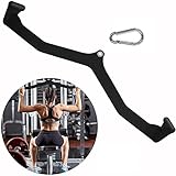 Diseño ergonómico: Lat Pull Up Bar adopta un diseño ergonómico en forma de V, agarra profesionalmente el ángulo y estimula los músculos más profundos, haciendo que su ejercicio sea más efectivo.