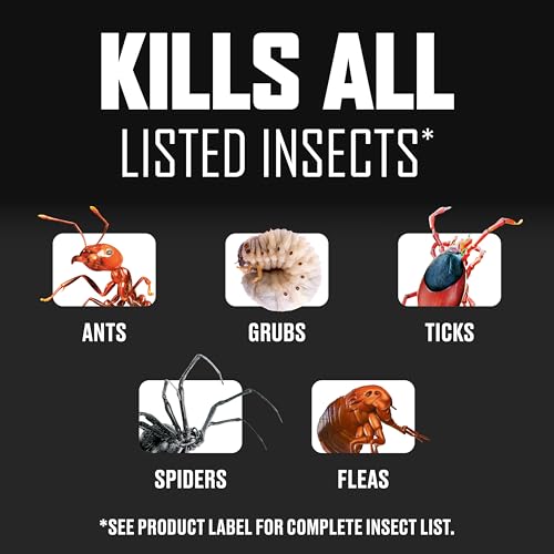 Ortho BugClear Lawn Insect Killer1: Treats up to 33,000 sq. ft., Protect Your Yard & Garden Against Ants, Spiders, Ticks, Armyworms, Fleas & Grubs, 20 lbs.