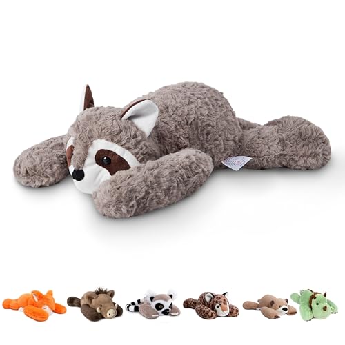 Niuniu Daddy Raccoon Weighted Stuffed Animals for Kids & Adults, 20