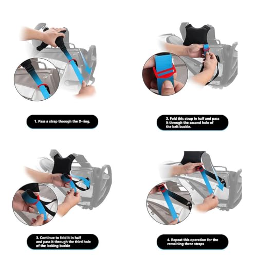 Correa para de golf con arnés de hombro acolchado ajustable e impermeable 7