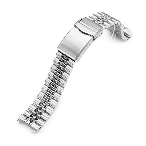 Bracelet de montre en métal 20mm Super-J Louis pour Seiko SPB143