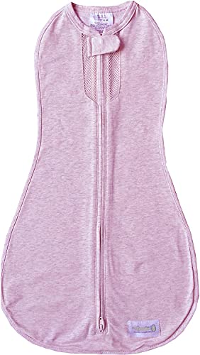 Image of Woombie Air Nursery Swaddling Blanket - for Babies Up to 6 Months - Vented (Pink Posey, 14-19 lbs)