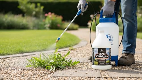 Image of Belle Chemical 50% Pure Concentrated Vinegar - 125x Stronger - Indoor and Outdoor Cleaner (256 Fl Oz)