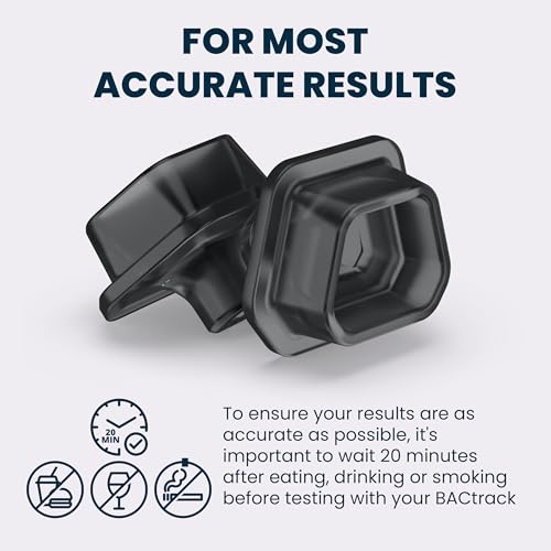 BACtrack C-Serie Mundstücke für Atemalkoholtester (20er Pack) | Kompatibel mit den Alkoholometern C6 und C8