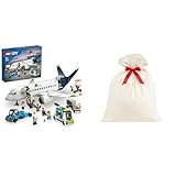 旅客機 + クリスマス ラッピング袋 セット KL