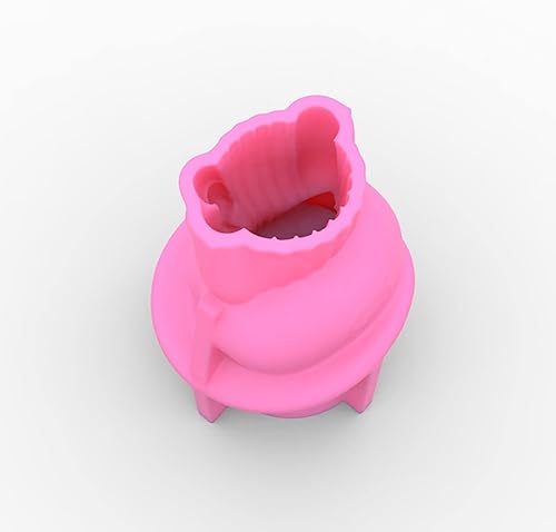 Miniatura 7 de Molde de maceta para cemento, silicio, bricolaje, moldes para jarrones, plantas de hormigón, hechas a mano, herramienta de decoración del hogar,