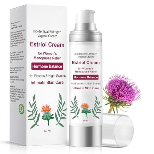 Libiti Estriol Cream for Women, Silky Peach Vaginal Estrogen Cream, Menopause Relief: Hormone...