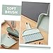 Hoement 1set Mini Dustpan and Brush Set Compact Cleaning Kit for Desktops Sofas and Home Use Material Soft Brush for Quick Cleanups Friendly Design