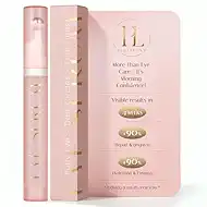 Caffeine & Retinol Under Eye Serum Roller with Peptide Complex, Hydrating Eye Gel Cream for Dark Circles, Fine Lines Appearance and Puffiness, Daily Skincare Face Routine, 0.7 Fl Oz