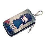 Alien Storehouse Schlüsselring-kreativer Keychain-Beutel-Reißverschluss-Mappen-Schlüsselhalter, A