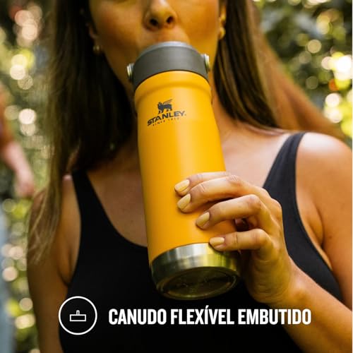Garrafa Térmica Flip Straw Stanley Azalea | 651ML