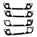 Lot de 4 joints en caoutchouc pour poignée de porte extérieure BMW E36 E34 E32 Z3 Série 3 5 7