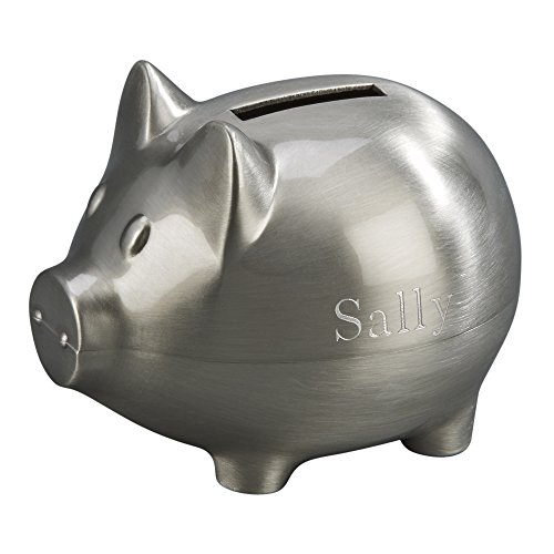 English Pewter Piggy Bank