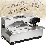 Qiokoith 180W Solid Dry Ink Coding Machine, Automatic Coding Machine, Automatic Ink Wheel Coding Machine, Label Coding Date Paper Printer