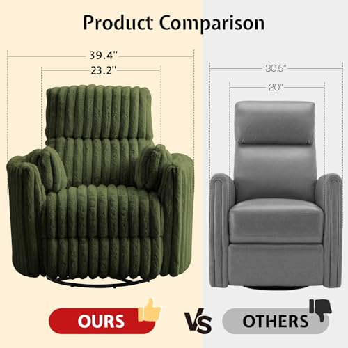 Sillón reclinable plegable de tela verde menta miniatura 5