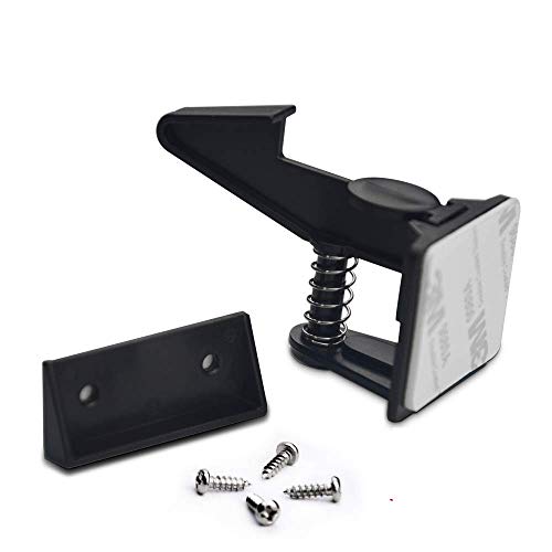 Baby Safety Cabinet Locks 12 Pack Black-Grandoto Children Cabinet Baby Safety Locks Latches