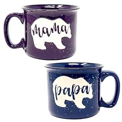 Mama Bear Plum & Papa Bear Dark Blue Gift Set