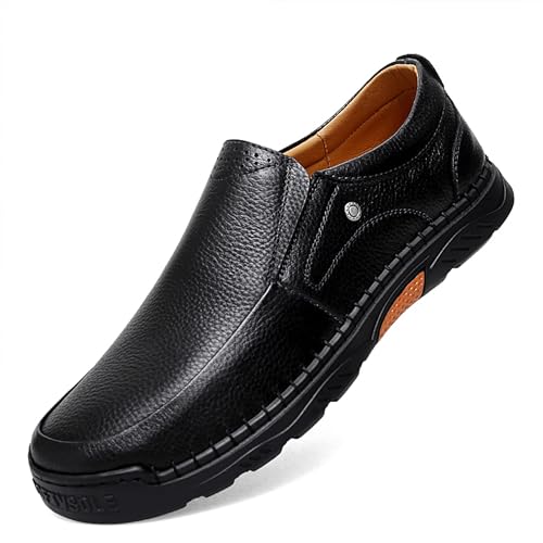 Mens Casual Loafers Shoes Sneakers Slip-on Fashion Walking Shoes Business Breathable Ofice Work Driving Dress Shoes