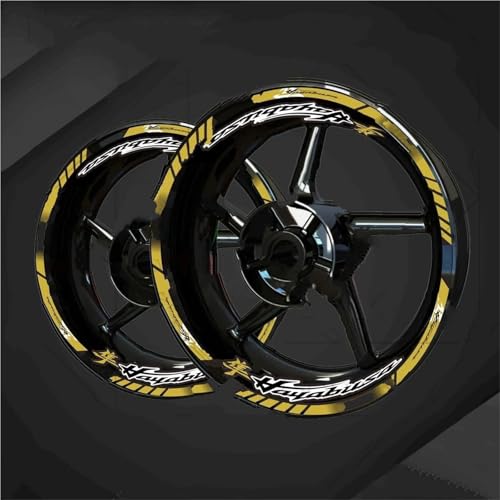Bandes réfléchissantes bord jante moto pour Suzuki Hayabusa visibilité nuit
