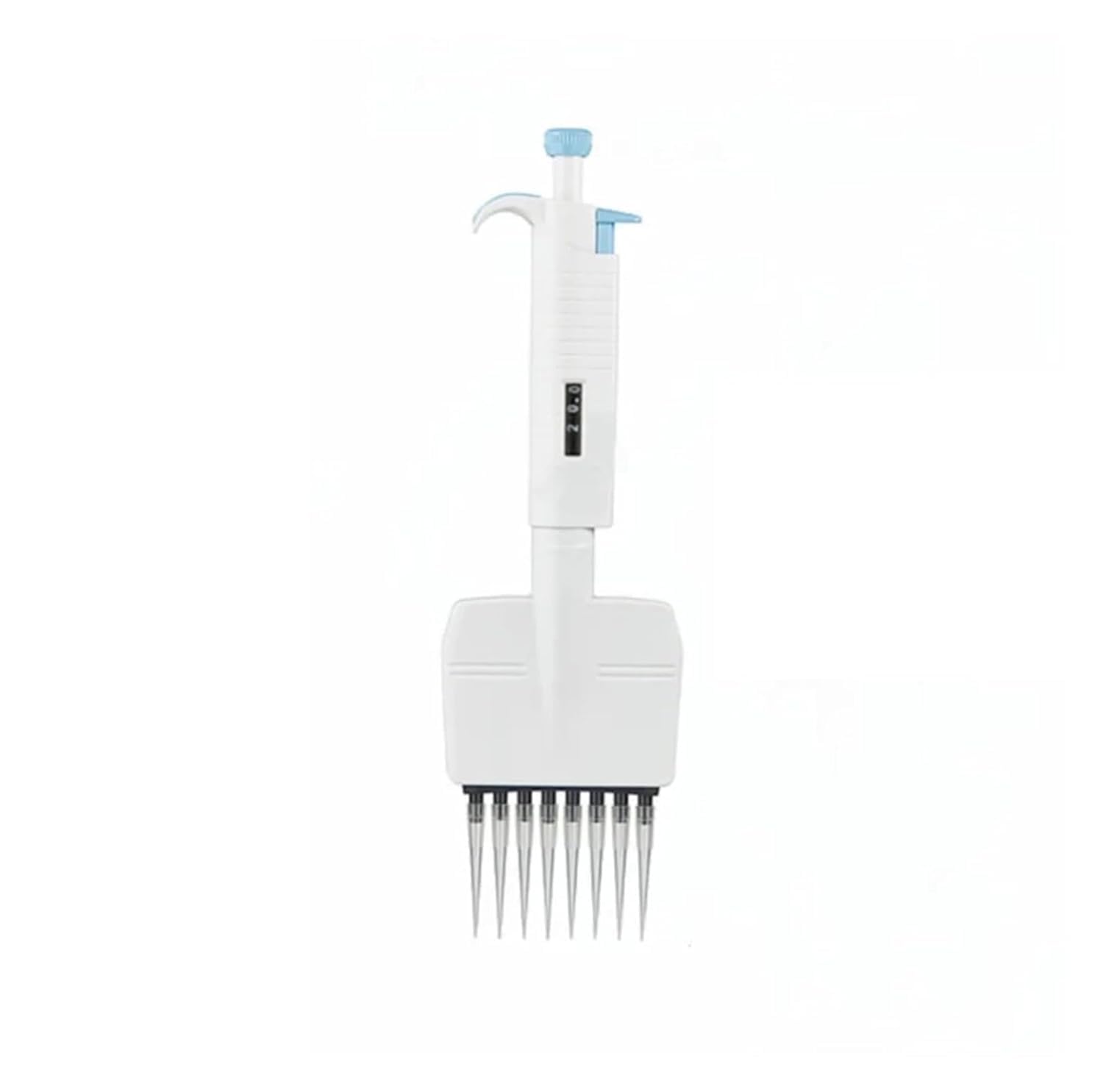 Pipeta Multicanal De Laboratorio Adjustalbe 8 12 Canales Pipeta De Plástico Semiestéril Micropipeta, 12 Channel 5-50ul