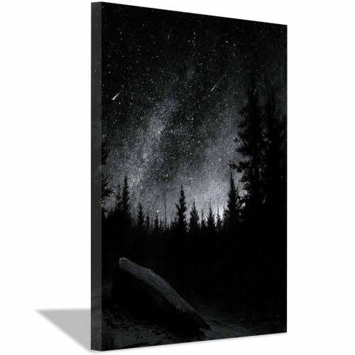 Tableau toile noir et blanc pour habiller un mur vide de bureau