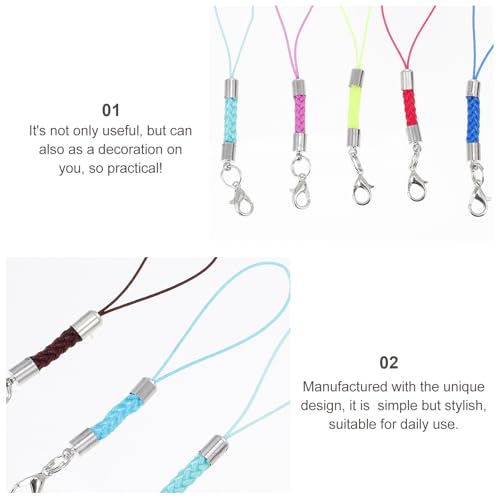 Correa para teléfono móvil POPETPOP pack de 40 cordones de nylon 2