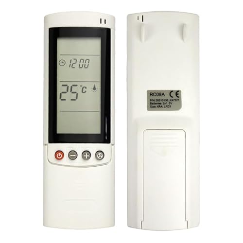 Airwell-Telecomando di ricambio per condizionatori Airwell RC08A,Telecomando universale di ricambio per condizionatori Airwell - Pompa di Calore - Inverter