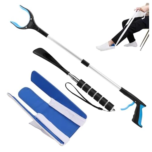 Shoe Horn, Gripper for Seniors, Dressing Aid for Compression Stockings Set, Dressing Aids for Elderly, Pregnant Women and Disabled People, Multifunctional Post-Operative Dressing Aid Set (Suit)
