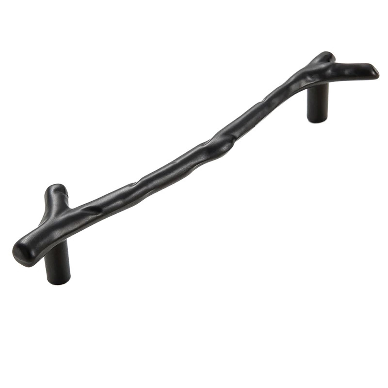 GIYXHU 2pcs Modern Minimalist Cabinet Pulls Cupboard Door Handle Zinc Alloy Closet Drawer Knobs Kitchen Furniture Decoration Hardware for Cupboard(Black 128mm)