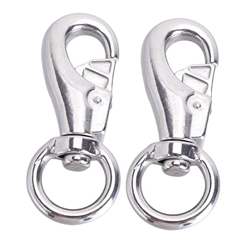 HOODANCOS Swivel Hook Snap Set 2pcs Heavy Duty Metal Hooks for Hanging Chairs Hammocks Easy Rotation