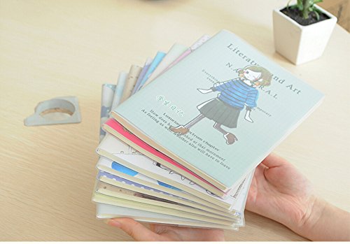 Chinese Composition Diary Notebooks Chinese Character Exercise Book Hanzi Practice Book,56 Sheets/Pcs,Set Of 5,Send Cover By Random #TOP3