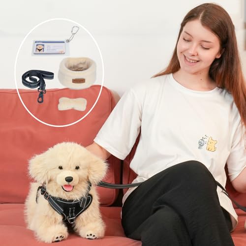 Chongker Dog Stuffed Animals Plush with Magnetic Toys, Soft Cuddly Golden Retriever Plush Toys, Large Stuffed Puppy Dog Stuffed Animals, Birthday Gift for Kids Girls Boys by Chongker - Image 3