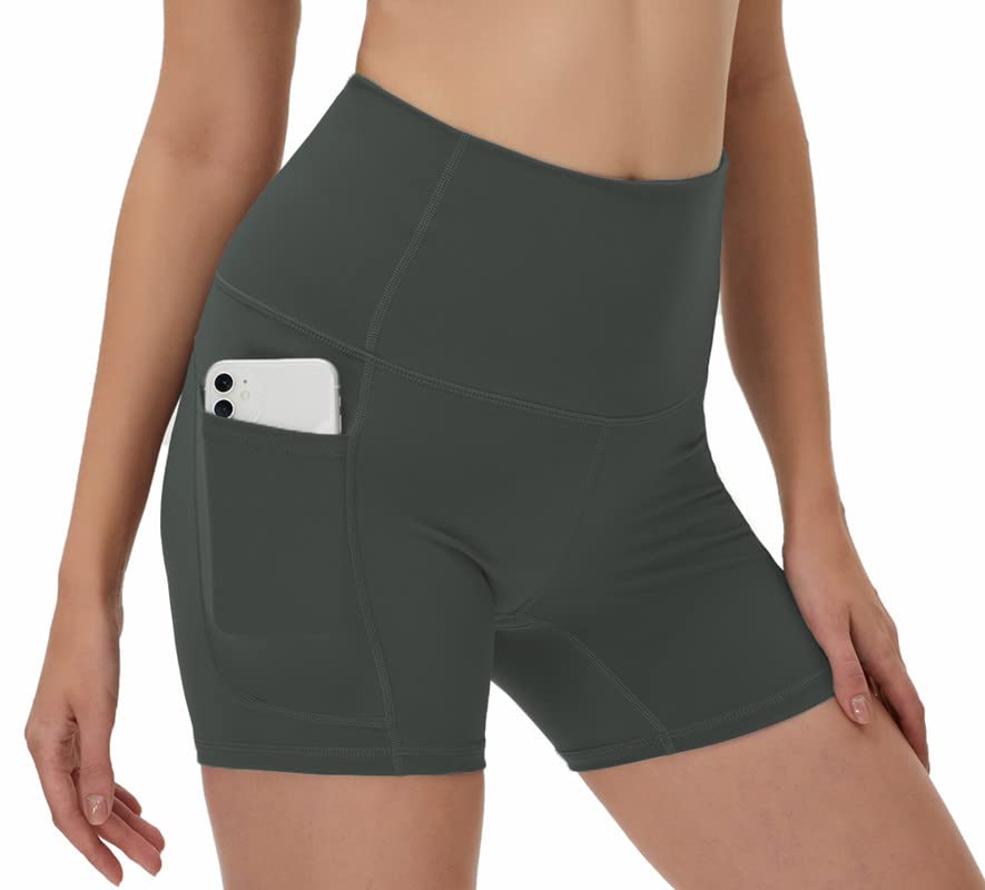 Short de motard pour femme taille haute idéal pour le cyclisme urbain