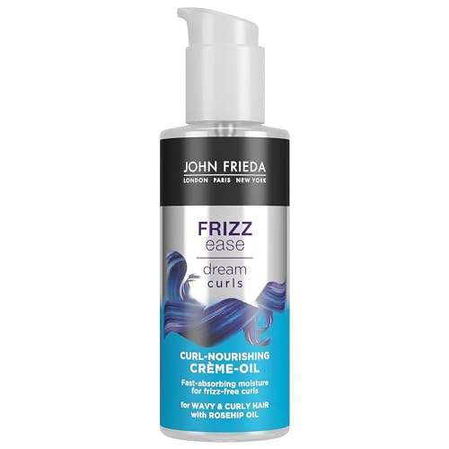 JOHN FRIEDA - Frizz Ease Dream Curls 100 ml, Aceite en Crema para Definir Rizos, Incoloro, Hidrata y Nutre para Rizos Perfectos, Sanos y Definidos, Suaviza y Da Brillo