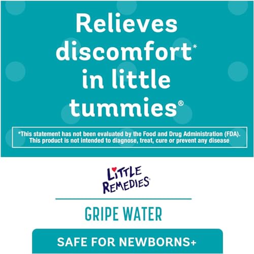 Image of Little Remedies Gripe Water for Babies, with Chamomile, for Baby Gas Relief, No Alcohol or Artificial Dyes, 4 Fl Oz (Pack of 3)