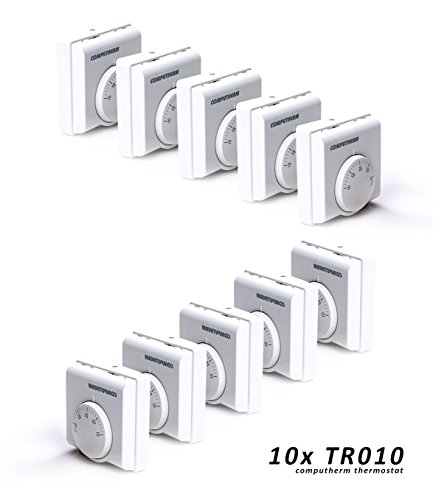 Preisvergleich Produktbild Mechanische Raumthermostaten Computherm TR010 10er SET