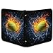 Kuquteed Flame Tennis Trading Card Binder 9 Pocket 900 Cards Holder Collector Album with 50 Removable Sleeves Toys Gifts for Boys Girls Water Fire Ball Game Sports Cards