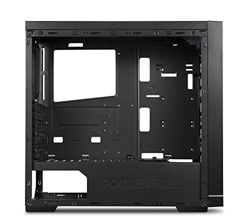 GOLDEN FIELD Z3 Computer Case ATX Gaming PC Mid Tower Case for ATX/M-ATX/ITX with Touch Buttons Acrylic