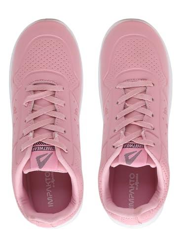Image of Impakto Leaf Sprint Women's Casual White Stylish Sneakers Trendy & Lightweight Design