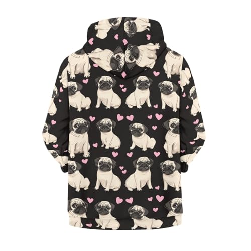 Image of Biyejit Kids Novelty 3D Graphic Printed Hooded Sweatshirt